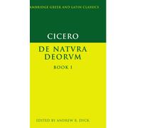 Cicero: De Natura Deorum Book I