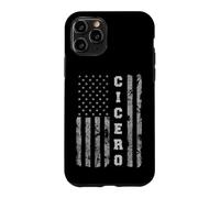 Cicero, Illinois, American flag Case for iPhone 11 Pro