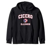 Cicero Illinois (IL) Zip Hoodie