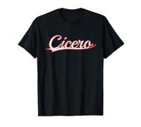 Cicero Illinois Roman Philosopher Vintage Varsity Throwback T-Shirt