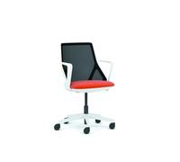 Cicero Operator Task Chair White Nylon Base