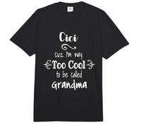 Cici Cuz I'm Too Cool to Be Called Grandma for Grandmother Comfort Colors Adult Heavyweight T-Shirt