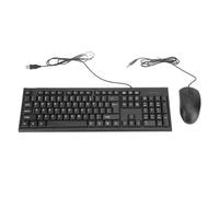 ciciglow 104 Keys USB Wired Connection Keyboard Mouse Combo, Anti Slip Waterproof, Perfect for Gaming and Office