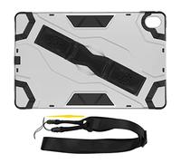 ciciglow 11in Tablet Case for Tab P11 TBJ606F TBJ606X, Ultra Thin Heavy Duty Tablet Protective Cover with Adjustable Detachable Shoulder Strap and Multifunctional Hand Strap Stand (Silver)