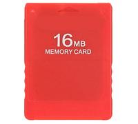 ciciglow 16MB High Speed Game Memory Card, FMCB1.966 Gaming External Data Card Compatible with all 2 and Slim Line Version,Plug and Play,Sturdy and Portable(Red)