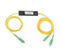 ciciglow 1X2 PLC Singlemode Fiber Optical Splitter, Fiber Optical Splitter SC/,1:2 Optic Pigtail for Fibre Communication System