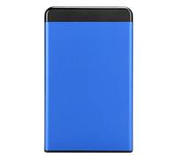 ciciglow 2.5in Mobile Hard Disk Enclosure, USB3.0, High Speed Transmission, Aluminum Alloy, Plug and Play, Windows98SE / ME / 2000 / XP / 7/8 / 10 (Blue)