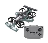 ciciglow 2-in-1 Flying Car & Stunt Drone,Mini Indoor Drone with One Key Take Off,2.4Ghz Remote Control Quadcopter Flying Car Toy for Kids 8-12 (OD Green)
