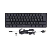 ciciglow 3 In 1 Design, RGB Lighting, Long Battery Life Wireless Keyboard 61 Keys for Laptop Phone Tablet (Black)