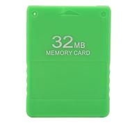 ciciglow 32MB High Speed Game Memory Card, FMCB1.966 Gaming External Data Card Compatible with All PlayStation 2 and Slim Line Version,Plug and Play,PS2 Console Games Accessories(Green)