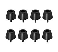 ciciglow 4 Pairs Speaker Rubber Feet,30x20mm Round Rubber Feet with Washe,Anti Vibration for Speaker Guitar Amplifier W Screws