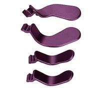 ciciglow 4 Pcs Controller Paddles, Metal Paddles Interchangeable Paddles Stainless Steel Replacement Controller Parts Suitable for Xbox One Elite Controller Series 2 Model 1797 (Purple)