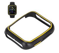 ciciglow 46mm Protective Case for OPPO Watch 2, Screen Protector Case Durable Soft TPU HD Clear Case Anti Scratch Lightweight Protective(Black and yellow)