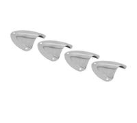 ciciglow 4Pcs Marine Wire Cable Vent Cover,Clamshell Vent for Boat,Stainless Steel Wire Cable Hole,Clamshell Vent Cover with Installation Screws for Boats RVs