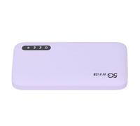 ciciglow 5G Mobile Hotspot, 6100mAh Battery Mobile Hotspot, High Speed 2.77Gbps WiFi Router with Nano SIM Card Slot Support 16 Devices for Travel