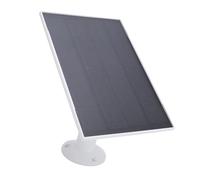 ciciglow 8W Solar Panel Charger, 360° Adjustable Mount Solar Panel for Bird Feeder Camera Security Cam, IP66 9.84ft Cable, Micro USB to Type C (White)
