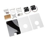 ciciglow Acrylic Case Replacement for RasPi 5, 2 Layers Transparent, Integrated with Cooling Fan, Suitable for RasPi 5 Motherboard