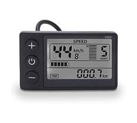 ciciglow Bicycle Speedometer, IP65 Waterproof Backlight LCD Bike Speed Display Meter Bicycle Computer for 22.2mm/0.9in Handlebars