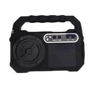 ciciglow Bluetooth Speaker, Portable Wireless Speaker With Flashlight 3 Bulbs Solar Panel FM AM Radio Bluetooth 5.3 USB Charging Discharging Function for Home Outdoor Party Camping