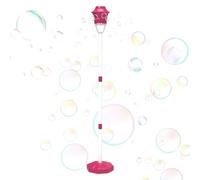 ciciglow Bubble Machine with Colorful Breathing Light Long-lasting Automatic Bubble Maker for Outdoor Parties Colorful Street Light Shaped Blower for Birthday Wedding Activities Plastics Red/Blue