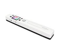 ciciglow Document Scanner, 300 600 1050DPI A4 Portable Handheld Scanner Monochromatic Color Mod Receipt Scanner for Documents Photos Magazines(White)