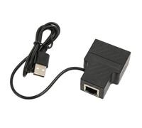 ciciglow Ethernet Splitter Adapter 1 to 2, High Speed 100Mbps Transmission, Plug and Play LAN Network Connector for Cat5 Cat5e Cat6 Cat7 Cat8, Compatible with Computers, Laptops, Routers,