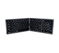 ciciglow FK328 Foldable Keyboard, Wireless BT3.0, Compact Layout, Portable Design, Compatible with iOS//, Rechargeable Battery, with Number Area