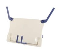 ciciglow Folding Portable White Book Stand, Lightweight Adjustable Tablature Holder for Students and Musicians