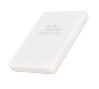 ciciglow High Speed Memory Card 32MB, FMCB1.966 Portable Memory Card for PS2 External Memory Card Plug in and Play Efficient Game Console Data Card(white)
