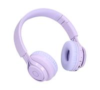 ciciglow Kids Wireless Headphones,with Built in Microphone,LED Light Up Wireless Foldable Headphones Over Ear with Volume Control for Pad/Smartphones/Laptop/PC/TV,Soft Earmuffs&Light Weight(Purple)