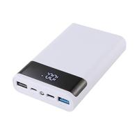 ciciglow Lithium Battery DIY Power Bank Shell Box with USB Output and Indicator for Smartphones, Portable Charger Compatible with, Compact and Lightweight Design (9600)