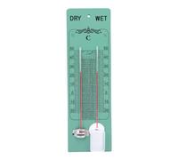 ciciglow Marine Hygrometer,Wet Dry Bulb Thermometer,Hygrometer High Accuracy with Wood Plastic Composite Material for Vessel Equipment Management