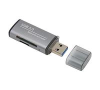 ciciglow Memory Card Reader, USB A 3.0 SD Card Reader Support for Micro Storage and Storage Card Portable Memory Card Reader for Windows, for OS X, for LINUX System
