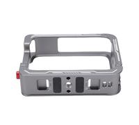 ciciglow Metal Protective Cage, Aluminum Alloy Protective Frame Endure and Water Proof Silicone Lens Cap Cover 1/4 Threaded Port for Various Accessories for OM 360 Panoramic Camera