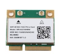 ciciglow MINI PCIE Wireless Net Card, WIFI 6E 5G Triple Band Gigabit 6GHz Band PCB Wifi Card For Laptop