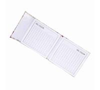 ciciglow Nail Polish Display Board, Premium Nail Color Card with 120 Embedded Slots for Easy Tip Storage, Perfect for Artists and Studios (Pattern color card book)