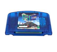 ciciglow Open Source N64 Flash Cartridge, N64 Game Reader Burner, Retro Game 64DD Support ED64 Super64 Emulator Loading NES, SNES, GB, GBC, SMS, GG, CHF Games (Blue Transparent)