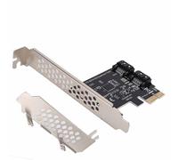 ciciglow PCI-E Network Card,6Gbps Expansion Adapter Boards,PCI Express to SATA 3.0 2 Port SATA III Network Card,PCIe Ethernet LAN Adapter