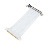 ciciglow PCIe 4.0 X16 Riser Cable, 90° High Speed Flexible GPU Extension Cable 128Gbps PCI Express Gen4.0 Graphics Card Extension Cable (30cm)