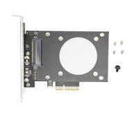 ciciglow PCIE Expansion Card,SSD Expansion Card PCIe X4 to NVME Riser Card Hollow Design Good Heat Dissipation for OS X for Win