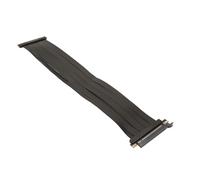 ciciglow PCIE4.0 X16 Riser Cable, 26GB / S 180° High Speed GPU Extension Cable Shielded PCI Express Gen4 Graphics Card Extension Cable 50cm for RTX3090, RTX3080ti, RTX3080...