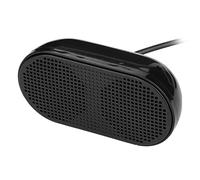 ciciglow Portable Black USB Speaker, Heavy Bass Mini Wired Speaker, Dual Speaker for Notebook PC Laptop