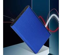 ciciglow Portable USB2.0 Hard Disk Box with Shock-Damping Middle Frame, Tool- Design, LED Indicator, Supports HDD/SSD, for Data Storage Enthusiasts (Blue)