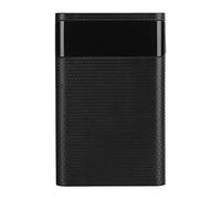 ciciglow Power Bank Kit DIY,ABS 4 x 18650 Portable DIY Quick Charging Battery Box Repeated Disassemble No Welding Mobile Power Case Kit(black)