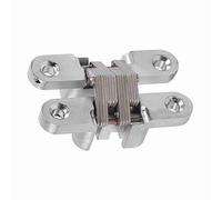 ciciglow Premium Invisible Hinge for Cabinet and Sliding Doors Rustproof 180 Degree Cross Hinge Zinc Alloy 43.7mm/60.4mm/68.8mm/94mm (60.4mm)