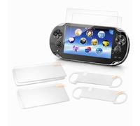 ciciglow PS Vitas 1000 Screen Protector,9H Tempered Glass HD PET Front Back Screen Protector,Scratch Proof Protective Film for PS Vitas 1000