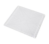ciciglow Quilting Ruler, 12.5 X 12.5in Sewing Quilt Strip Ruler with Double Color Vision 30°, 45°, and 60° Multi Angle Alignment Lines Rulers for Fabric Precise Cutting