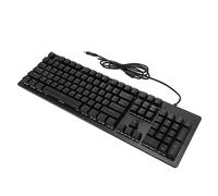 ciciglow RGB Backlit Mechanical Gaming Keyboard, 104 Keys, USB Wired for Desktop Laptop Computer (Green Switch (Black Keycaps))