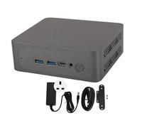 ciciglow Small Gaming Computer, Portable Desktop Mini PC with WiFi 6E, Dual Screen Support, Energy-saving and Speedy NVMe SSD, 5.2, Small Form Factor (UK Plug 8GB+256GB)