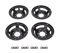 ciciglow Speaker Basin Stand Kit, 4pcs 4inch Round Speaker Frame Basket for DIY Speakers or Repairment with Foot Welded Pieces Strong and